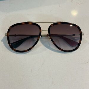 GUCCI Aviator Sunglasses Tortoise